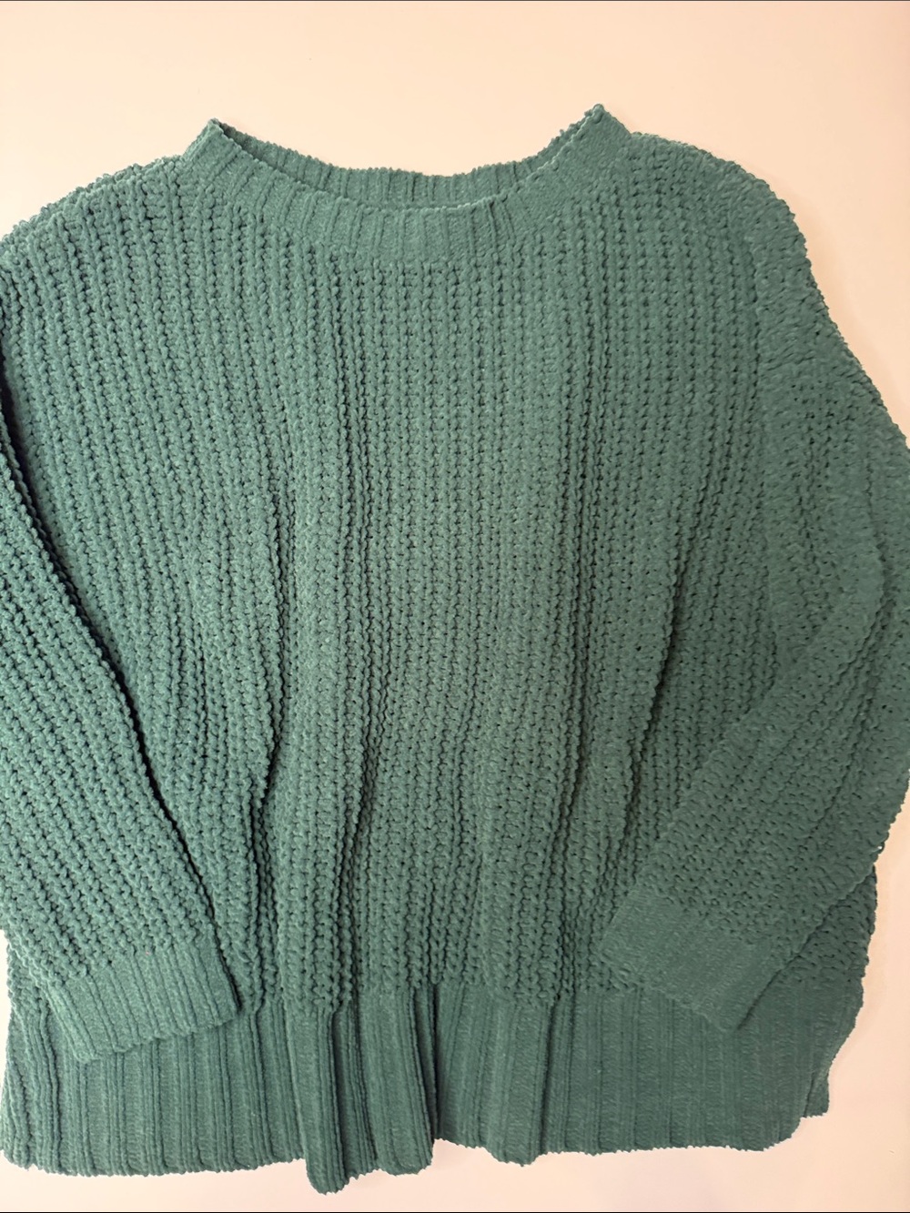 American Eagle Cozy Chunky oversized Knit Sweater - Forest Green